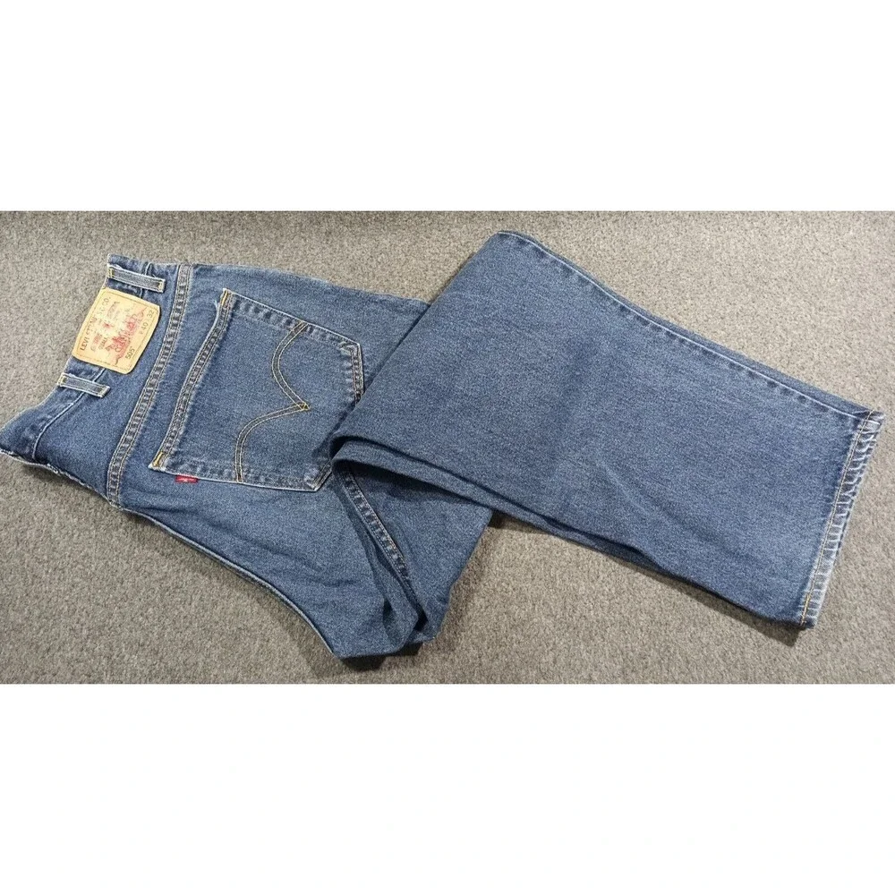 Levi's 505 Jeans Regular Fit Blue Denim Men's Size 40/32